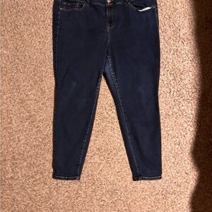 Torrid Jeggings Dark Blue Denim Jeans 24R